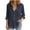 Black, variant on Womens Point Collar Button Front Loose Fit Linen Texture Shirt Roll Tab Long Sleeve Curved High Low Hem Airy Crinkle Woven Fabric Wrinkle Resistant Solid Color Soft Breathable Blouse