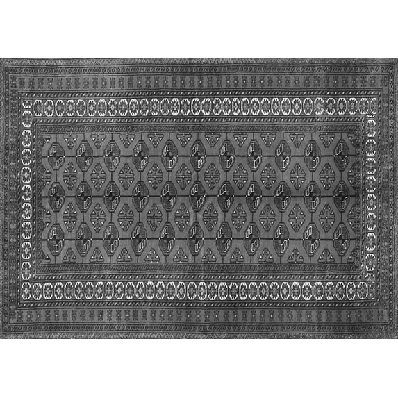 Ahgly Company Indoor Rectangle Persian Gray Traditional Area Rugs, 7' x 10'
