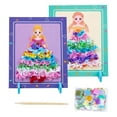 thumbnail image 1 of Handmade DIY Material Art Poking Painting Sticker Board, Colorful Children Gifts Violet, 1 of 7