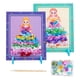thumbnail image 1 of Libro de pintura con acuarela, divertido juguete de manualidades para pintar, juguetes para niñas de todas las edades. Violeta, 1 of 7