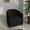 BLACK, variant on SEYNAR Mid Century Pumpkin-Designed Swivel Cuddle Barrel Sofa Chairs,360 Degree Swivel Armchairs for Living Room