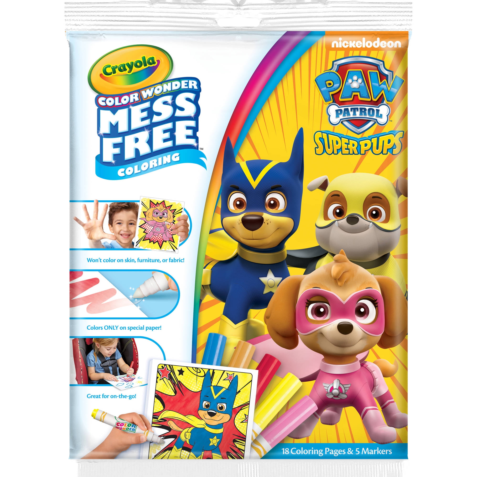 Crayola Color  Wonder Paw  Patrol  Superpups Coloring  Pages  