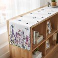 thumbnail image 6 of Table Runners 72 Inches Long Dress Scarves, Purple Flowers Farmhouse Kitchen Table Runner, Coffee Tablerunners, Spring Butterflies Lavender Daisy Botanical 16x72 Inch, 6 of 9