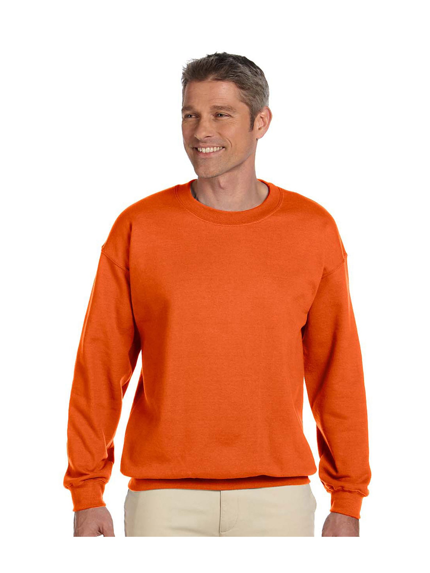 Gildan Men's Heavy Blend Crewneck Waistband Sweatshirt, Style G18000 ...