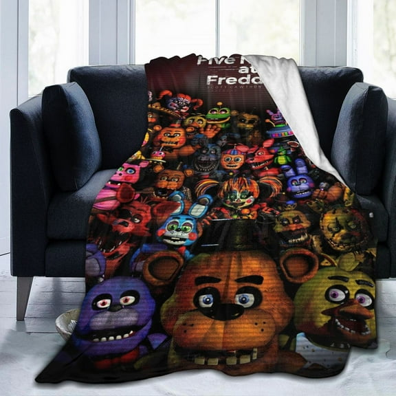 Ultra-Soft Micro Fleece Blanket Five Nights At Freddy'S Super Soft Plush Blanket For Winter Bedding Bed Couch Sofa For All Seasons 40"X30"