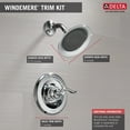 thumbnail image 4 of Delta Windemere Monitor® 14 Series Shower Trim in Chrome BT14296, 4 of 5