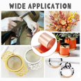 thumbnail image 5 of Copper Roll Sheet Copper Thin Foil Roll Brass Foil Sheet Metal Purity Rose Gold Film Brass Foil Copper Sheet Copper Foil Tape Copper Strip for DIY Cutting Crafts Making 0.3MMx100MMx1M Rose Gold 1m, 5 of 5