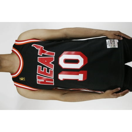 Miami Heat Mens Jerseys - Tim Hardaway 1996-97 Miami Heat Mitchell & Ness HWC Black Swingman Jersey Men's