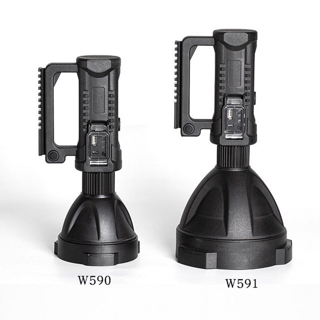 Reflector de luz potente P70, luz de emergencia recargable por USB, luz grande impermeable para exteriores, luz LED portátil