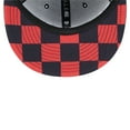thumbnail image 5 of Men's New Era Black Washington Nationals Checkered Undervisor 59FIFTY Fitted Hat, 5 of 6