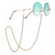 thumbnail image 3 of ZHAOCHENG Cuerda de metal antideslizante para gafas, popular, colgante de pico hueco plateado, cadena para gafas, accesorios de moda dorados, 3 of 4