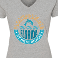 thumbnail image 4 of Inktastic St Pete Beach Florida Trip Women's V-Neck T-Shirt, 4 of 5