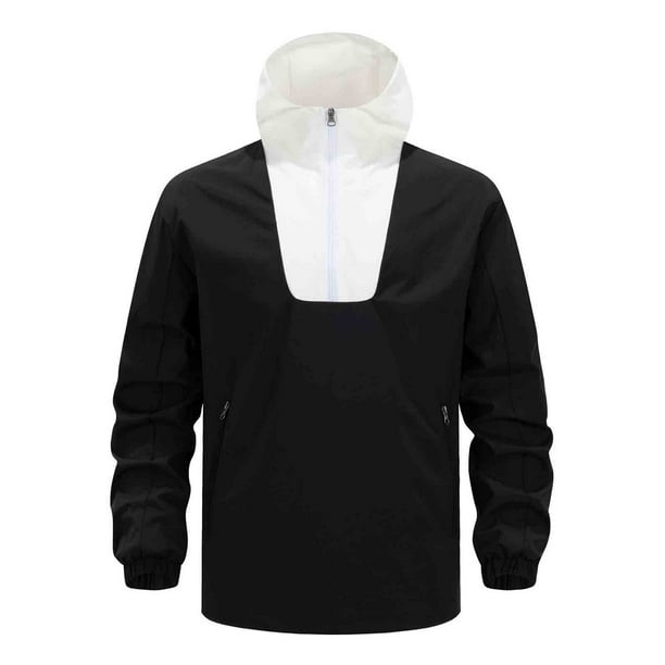 Kalauyu Men's Sports Jacket Lightweight Windbreaker Outdoor Recreation Coat Hooded