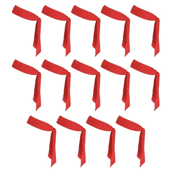 Uxcell Attaches-Têtes Bandeaux Ninja Karaté Ajustables Sport Dos Noué Évacuant la Transpiration Bandeau d'Entraînement Rouge Vif