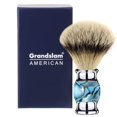 thumbnail image 1 of Brocha de afeitar Grandslam Finest Badger con mango de resina, diseñada para el mejor afeitado de tu vida (azul), 1 of 5