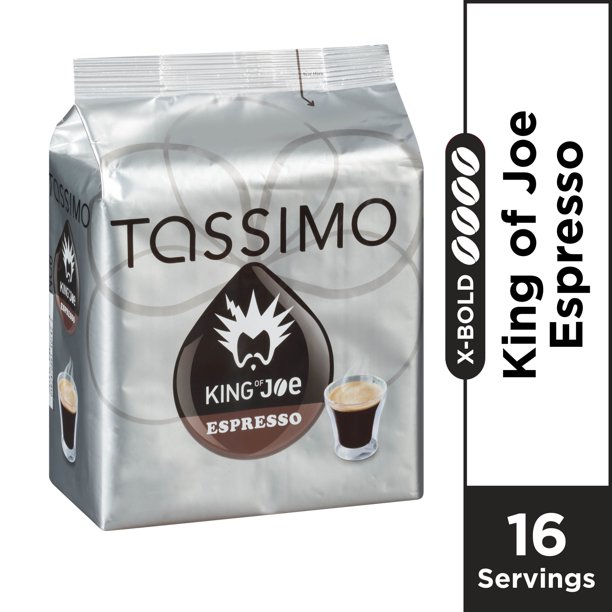 Tassimo King of Joe Espresso TDiscs, Caffeinated, 16 ct 4.45 oz