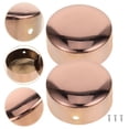 thumbnail image 3 of Miangastore Rose Gold Handrail End Caps for Wooden and Plastic Handrails Made of Stainless Steel for Home Use Fits Round Rails 2 Pcs, 3 of 8