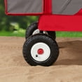 Radio Flyer, 3in1 AllTerrain EZ Fold Wagon with Canopy, Red and Gray