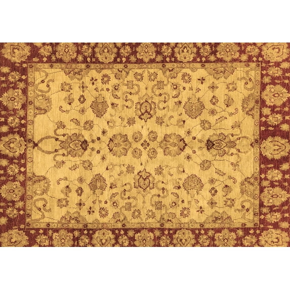 Ahgly Company Indoor Rectangle Oriental Brown Traditional Area Rugs, 2' x 3'