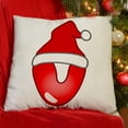 thumbnail image 4 of Qocolhg Christmas Decorations Outdoor Indoor, Christmas 26 Letter Pillow Cover Holiday Sofa Decoration Pillowcase -border Linen Printed Cushion Cover, on Sale Clearance!, 4 of 5