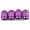 Purple, variant on VANLOFE 4x Aluminum Bullet Car Truck Air Port Cover Tire Rim Wheel Stem Caps