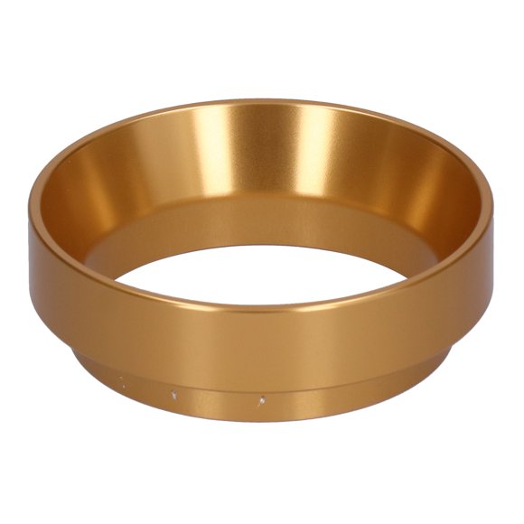ZPSHYD remplacement de l'anneau de dosage Anneau de Dosage 58MM, Entonnoir de Dosage AntiFly, Remplacement de l'Anneau de Dosage du Café, Accessoire pour Machine à Café (Doré)