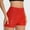 Red, variant on uublik High Waisted Shorts Women Super Soft Casual Shorts Red