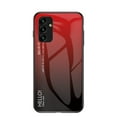 thumbnail image 1 of Nalacover Case for Samsung Galaxy A14 5G Gradient Colored Tempered Glass Cover, Micro-Frosted Frame Shockproof Anti-Scratches Lens Protection Folding Case for Samsung Galaxy A14 5G, Red, 1 of 8