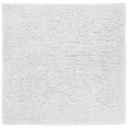 thumbnail image 6 of Safavieh  Flokati Jeanmarie Shag Solid Rug Ivory/Grey 6'7" x  6'7" 6' Round Indoor Round, 6 of 9