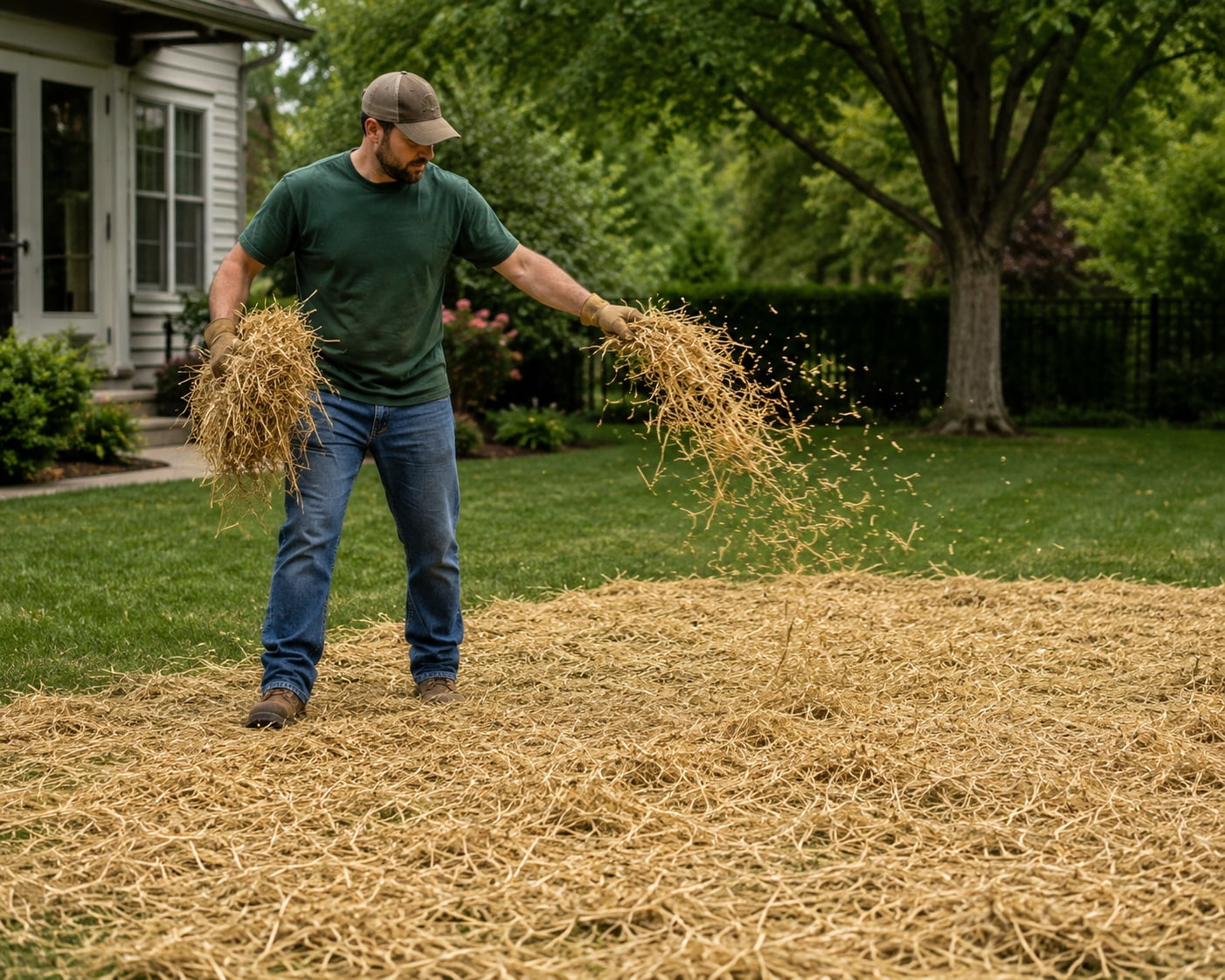 Pennington Straw Bale 37lb Large 16"x20"x16"
