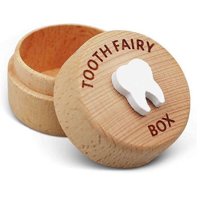 Tooth Fairy Box ,Cute 3D Carved Dropped Tooth Keepsake Storage Box Gift for Boy and Girls, Kids Toot