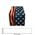thumbnail image 4 of Memorial Day Saving!4th of July Decorations, Independence Day Table Flag Red White Blue Star Striped Floral Print Dining Table Decoration, 4 of 7