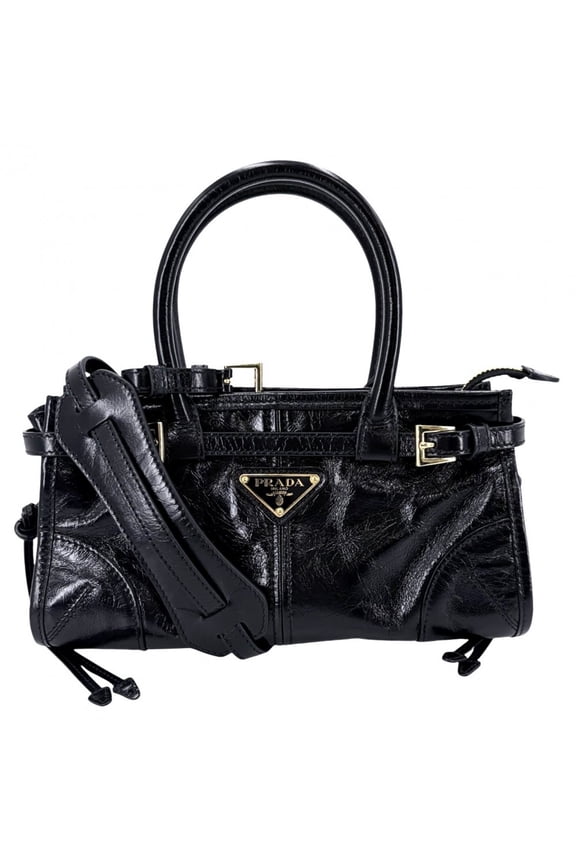 Pre-Owned Prada Women's Bonnie Mini Handbag Shoulder Bag Crossbody Triangle Logo Tote PRADA...