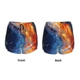 thumbnail image 6 of Goofa Galactic Dog Swirls Art Printed Women 2 in 1 Running Shorts,Quick Dry Athletic Workout Shorts,High Waisted Athletic Shorts with Liner Pockets-XX-Large, 6 of 9