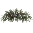 thumbnail image 2 of Lifelike Christmas Door Hanging Vine with Pinecones and Red Berries, Home and Window Decorative Wreath, 2 of 9