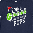 thumbnail image 4 of Inktastic Going Golfing with My Pops Kids Golf Boys or Girls Baby T-Shirt, 4 of 5