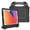 Black, variant on Dteck Kids Case for iPad 11-inch (A16) 2025 , iPad 10th Generation 10.9-inch Case with Rotating Handle Grip EVA Foam Case Shockproof Rugged Kickstand Cover with Shoulder Strap,Orange