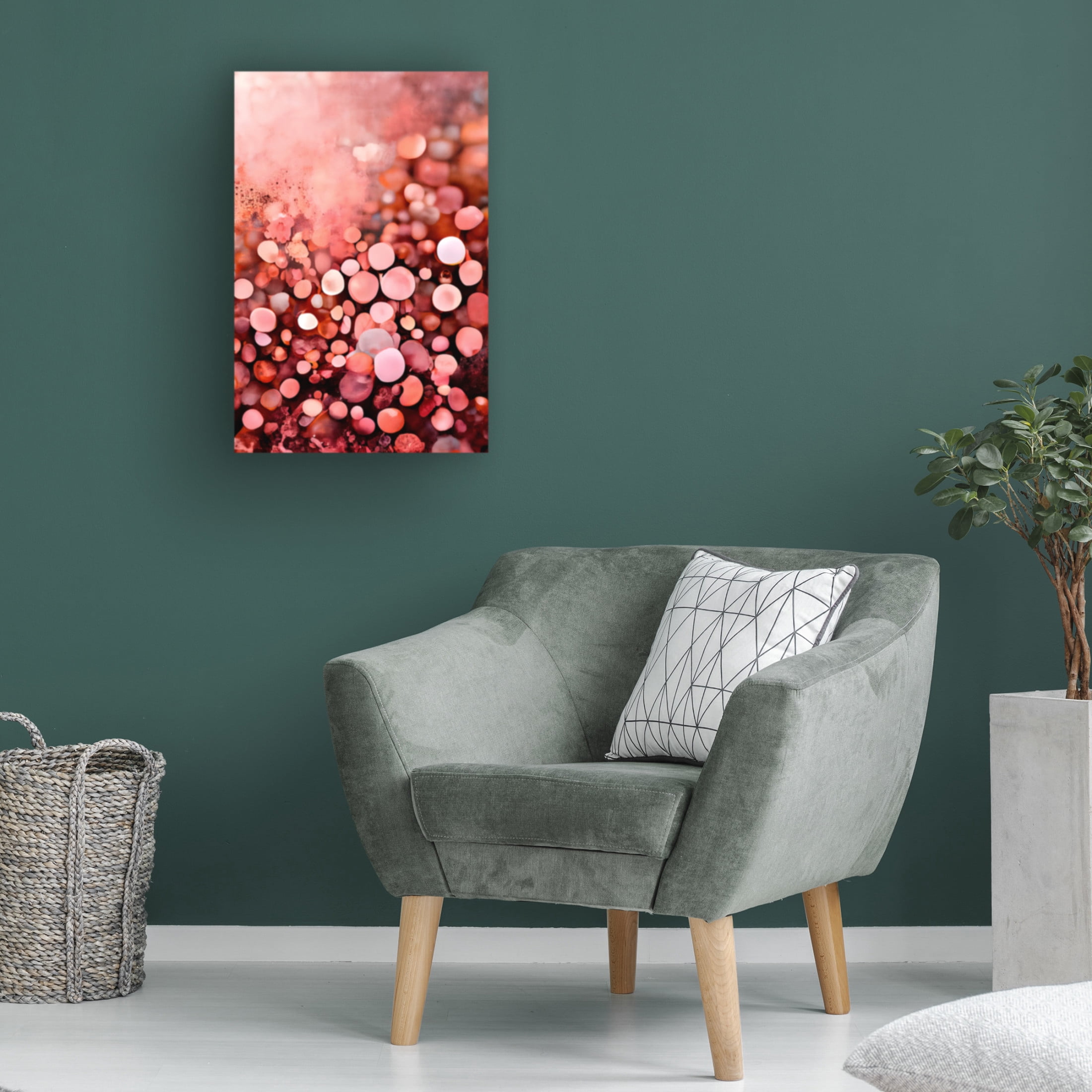 Canvas Wall Art - Treechild 'Sparkles' Wall Art for Living Room, Bedroom, or Office D?cor by Trademark Fine Art - 30 x 47 Inches