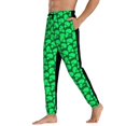 thumbnail image 3 of Kdxio Green Broccoli Pattern Joggers,Sweatpants for Men with Pockets-XX-Large, 3 of 5