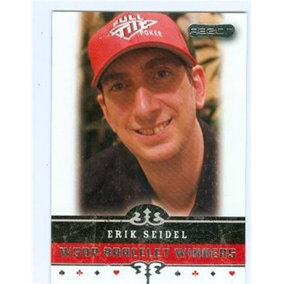 Erik Seidel Carte à Collectionner 2006 Razor Poker No.65 (Joueur de Poker WSOP WPT)