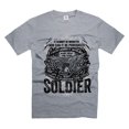 thumbnail image 5 of Mens Soldier T-shirt Soldier Patriotic Shirt Soldier Birthday Christmas Gifts Soldier Military Shirt (Medium Black), 5 of 6