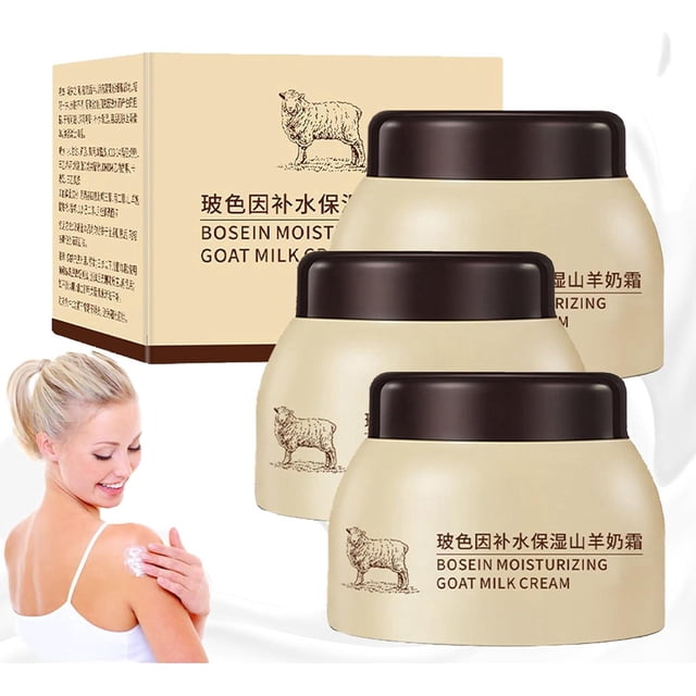 Crema Hidratante De Leche De Cabra, Loción De Leche De Cabra Natural, Crema Hidratante Para Rostro Y Cuerpo Para Pieles Secas - Crema Hidratante Para El Cuidado De La Piel