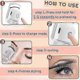 thumbnail image 2 of Heated Eyelash Curlers, Rechargeable Electric Eyelash Curler Quick Natural Curling 2 Temperature Modes Heated Lash Curling Long Lasting Lash Tool, 2 of 5