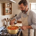 thumbnail image 3 of Stainless Steel Cooking with Lid for Home Kitchen Daily Meal Preparation Use, 3 of 6