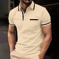 thumbnail image 2 of ZUBMGKTE Men's Lightweight Solid Color Button Up Short Sleeve Casual Shirt With Pocket Versatile Daily Woven Top Big & Tall S-3XL, 2 of 10