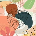 thumbnail image 2 of Bolokofsky, Ronald 26x26 White Modern Wood Framed Museum Art Print Titled - Tropical Leaves 19B, 2 of 4