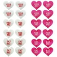 thumbnail image 1 of 12 pares de cubiertas para pezones, pasta para el pecho con forma de corazón, palabras impresas, cubiertas para pezones desechables sexis para mujer, 1 of 5