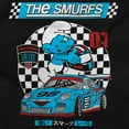 thumbnail image 2 of The Smurfs Kanji High Speed Racecar Men's Graphic T Shirt Tees Brisco Brands S, 2 of 5