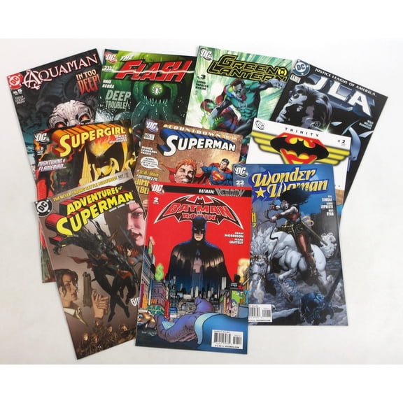 DC Comics Premier Characters 2000s Value Bundle - 10-Pack of Comic Books - Featuring Characters from DC Movies!