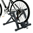 thumbnail image 2 of Soozier Folding Indoor Magnetic Bike Exercise Trainer Converter Bicycle Training Stand Home Workout Exerciser Steel (Black), 2 of 9